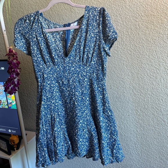 Princess Polly The Sting Mini Dress Blue - Picture 3 of 4